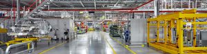factory floor in an automotive facility